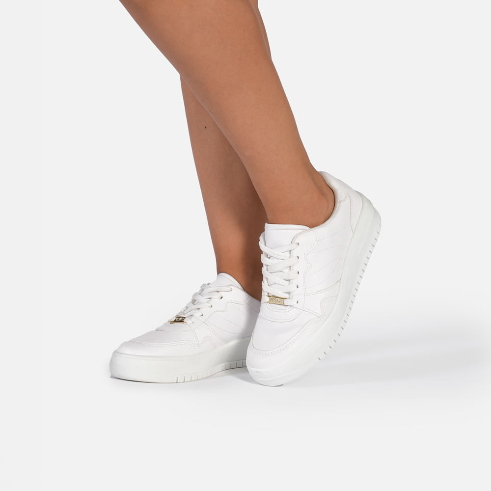 Tênis flatform vizzano shops branco