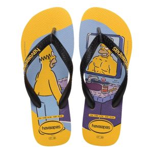 Chinelo Havaianas Simpsons Masculino Amarelo