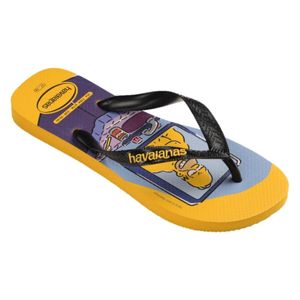 Chinelo Havaianas Simpsons Masculino Amarelo