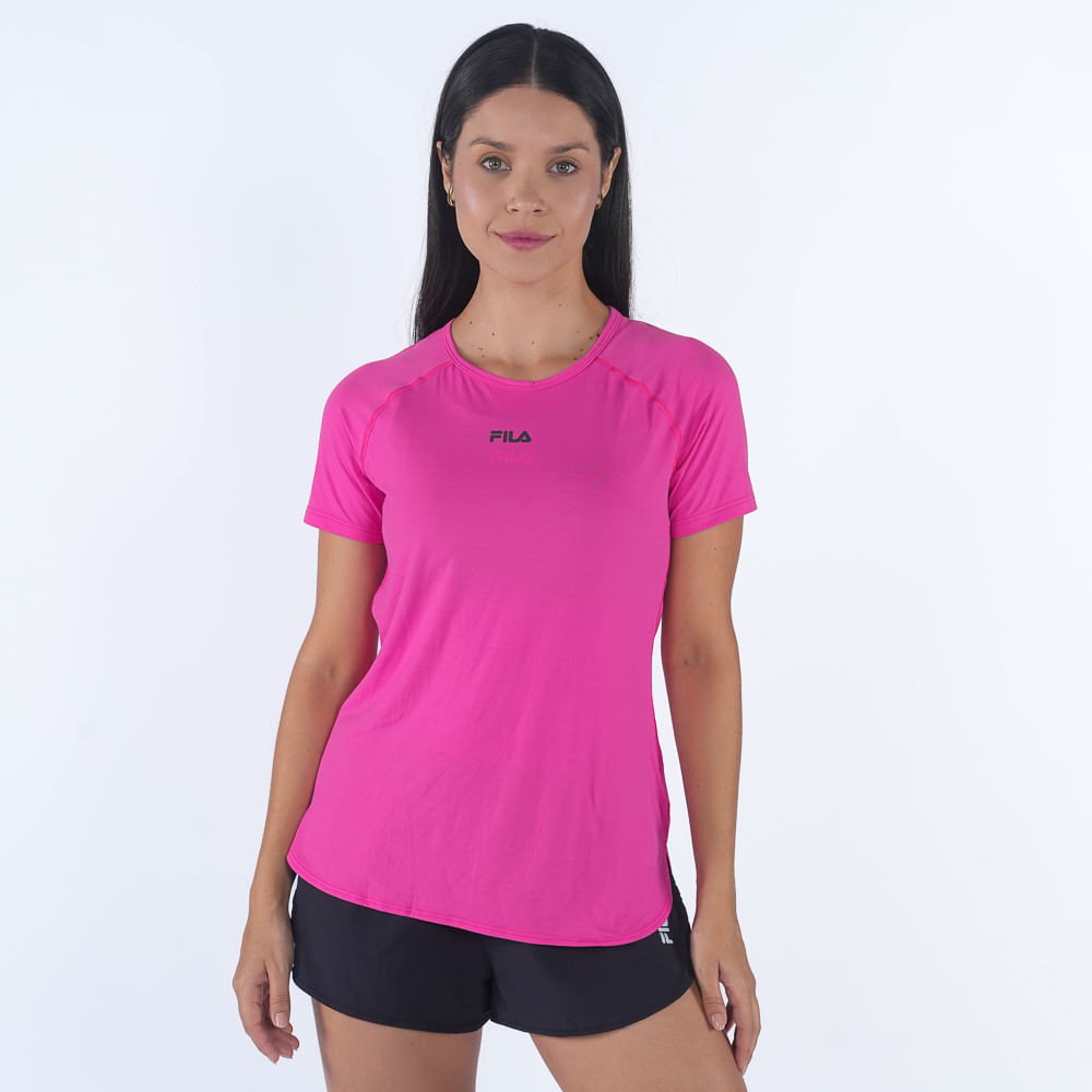 Camiseta fila rosa sale