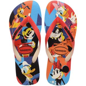 Chinelo Havaianas Disney Stylish Masculino - Branco e Vermelho