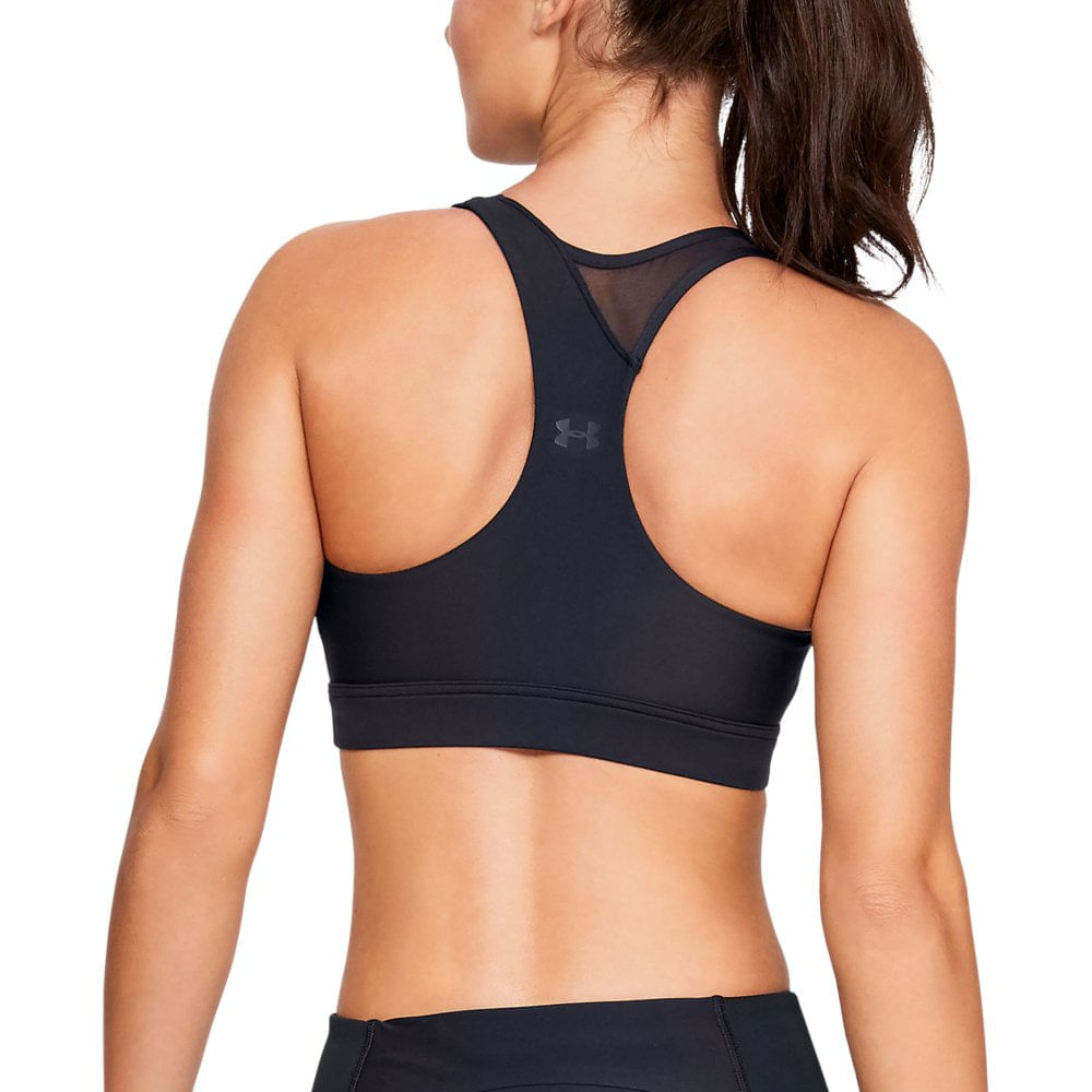 Top de Treino Feminino Under Armour Seamless Low Long Bra Laranja