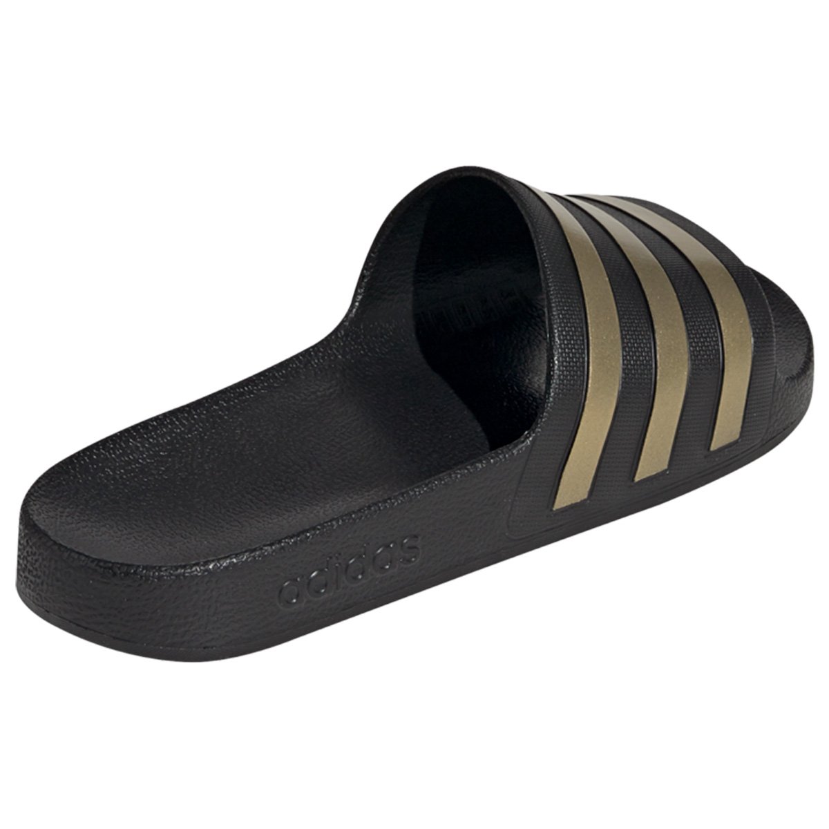 Chinelo adidas preto e hot sale dourado