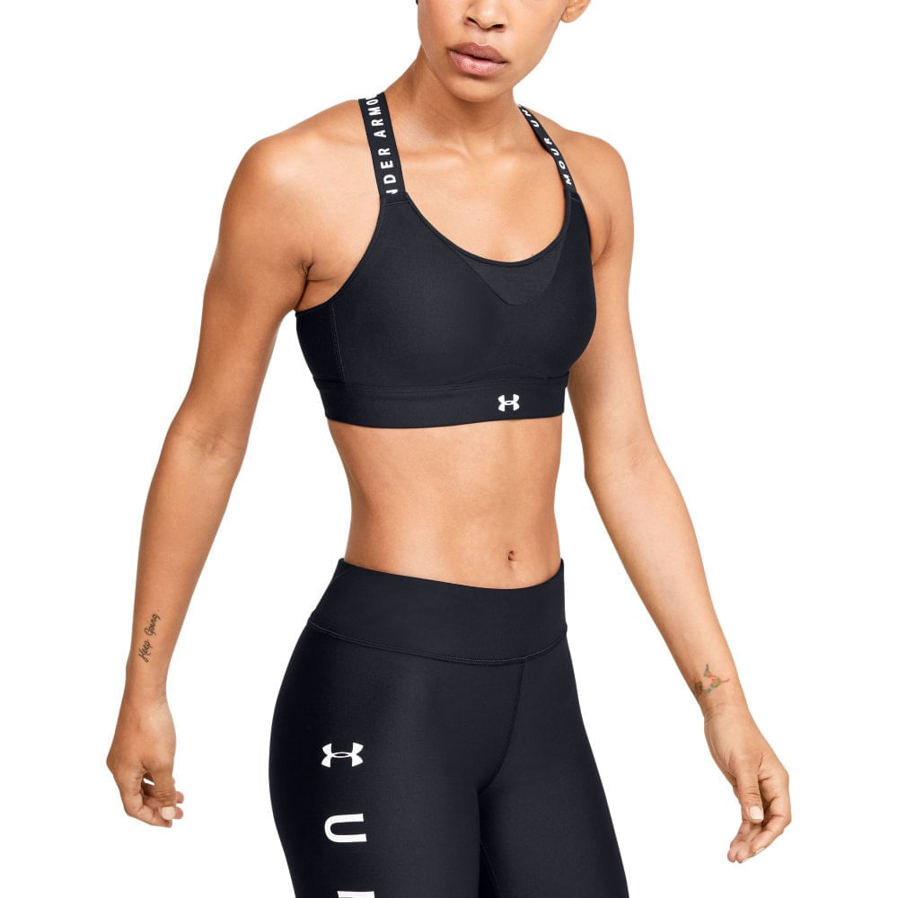 Top de Treino Feminino Under Armour Infinity High Hthr