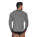 Camiseta Térmica Polo Sport Segunda Pele Uv Unissex Preto