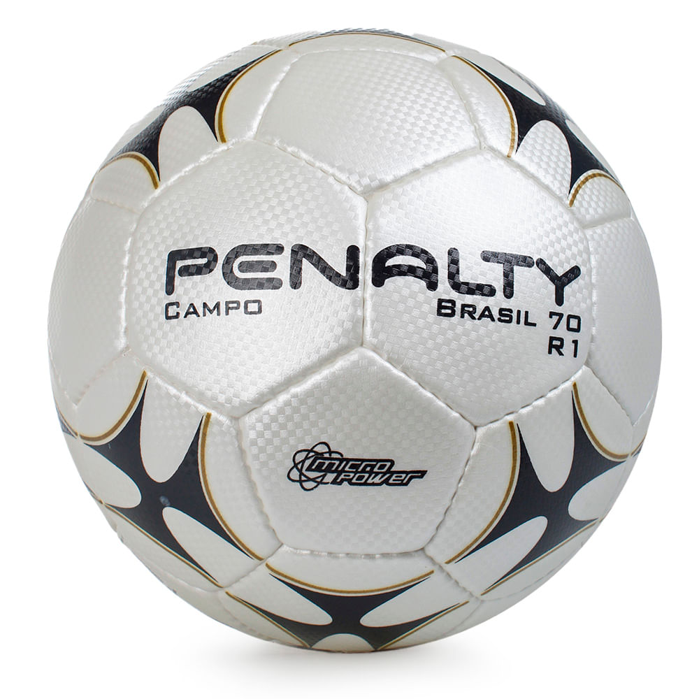 Bola de Futebol Penalty Oficial Brasil 70 R1 Campo Amarela