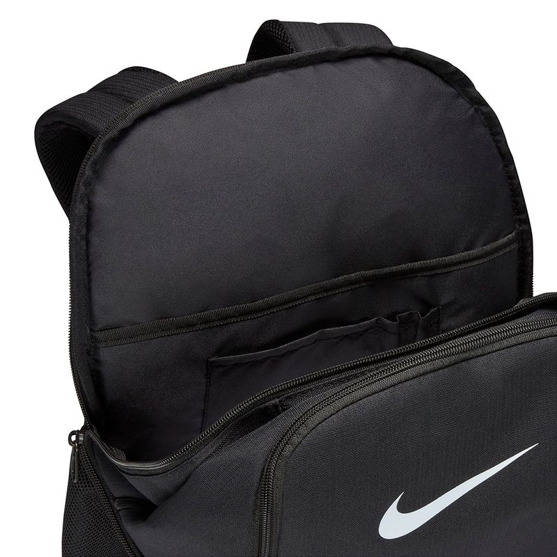 Bolsa Nike Brasilia 9.5 Unissex - Preto+Branco