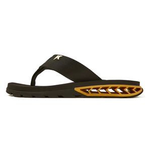 Chinelo Kenner Rakka - U1 Masculino - Preto e Dourado