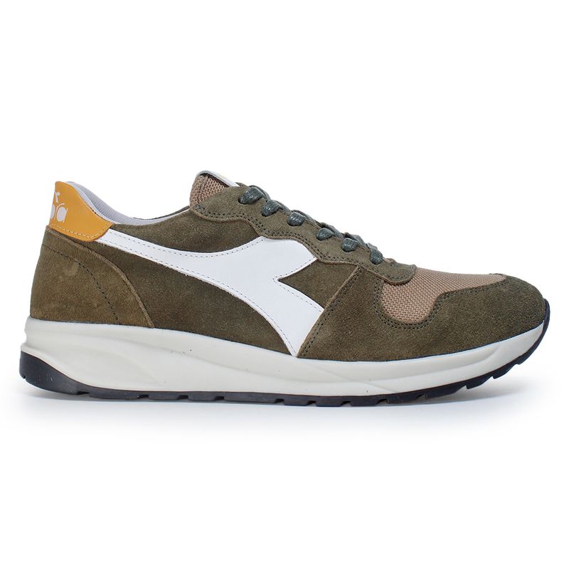 T nis Diadora S3 Leather Verde e Branco Masculino