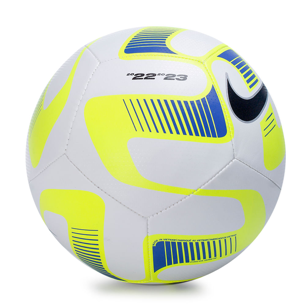 Bola Futebol Nike Pitch 2022/2023 Branco e Amarelo