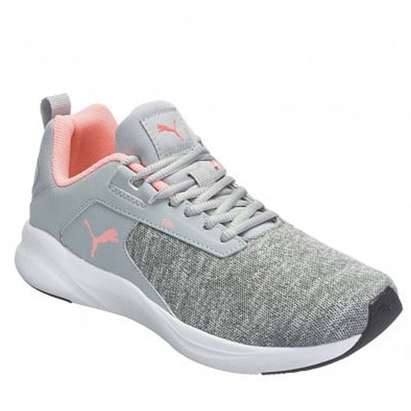 Tenis puma rosa outlet e cinza