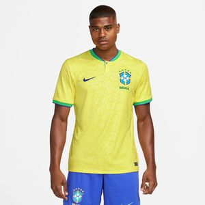 Camisa Nike Brasil 2022 Stadium Home Amarelo e Azul Masculino