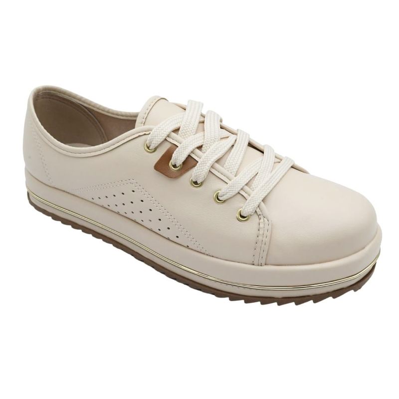 Tenis flatform beira rio hot sale branco