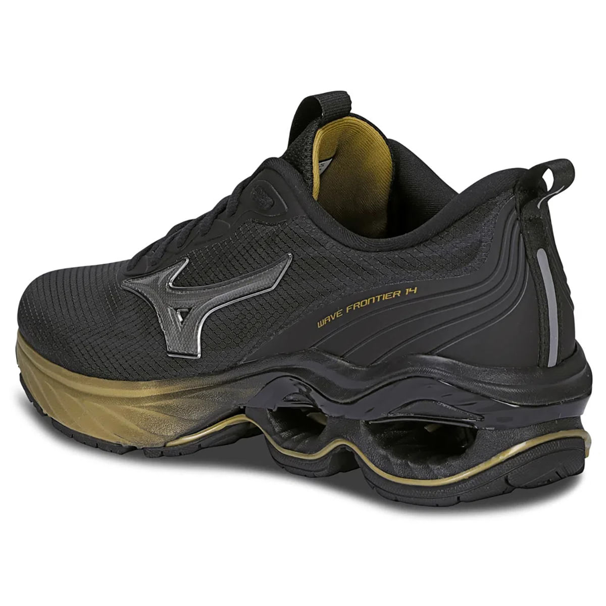 T nis Mizuno Wave Frontier 14 Masculino Preto Oscar