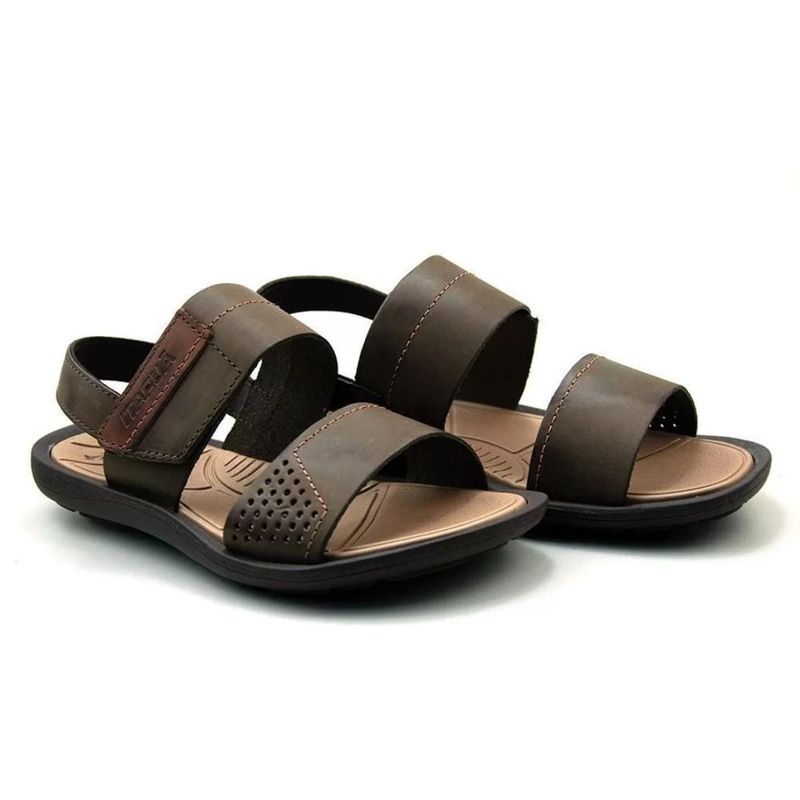 Sandalias masculinas hot sale de couro itapuã