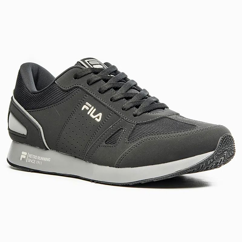 Tenis fila best sale retro preto