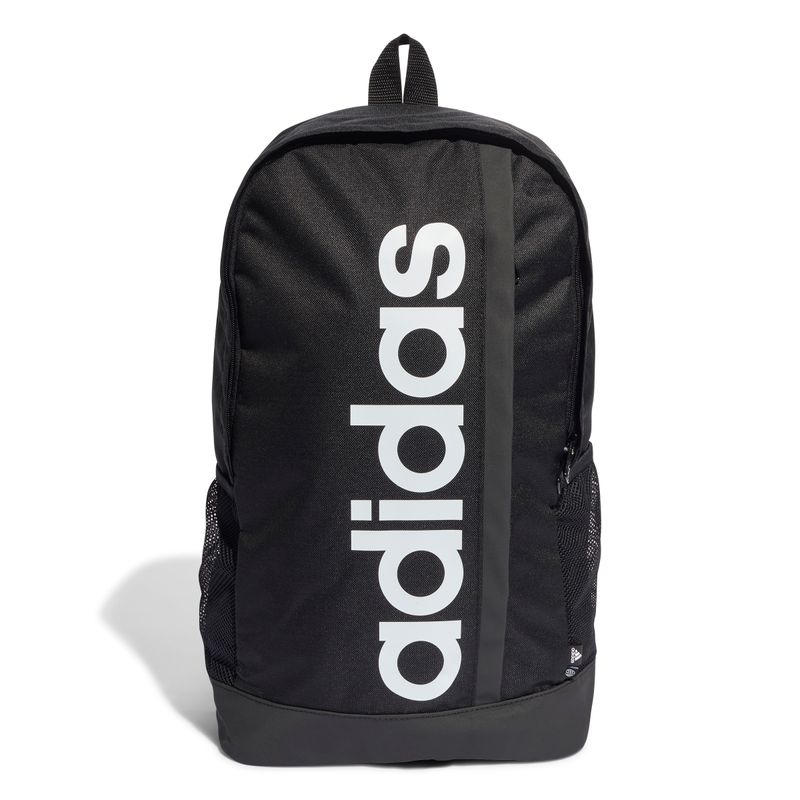 Mochila Adidas Essentials Linear Backpack Preto e Branco Unissex