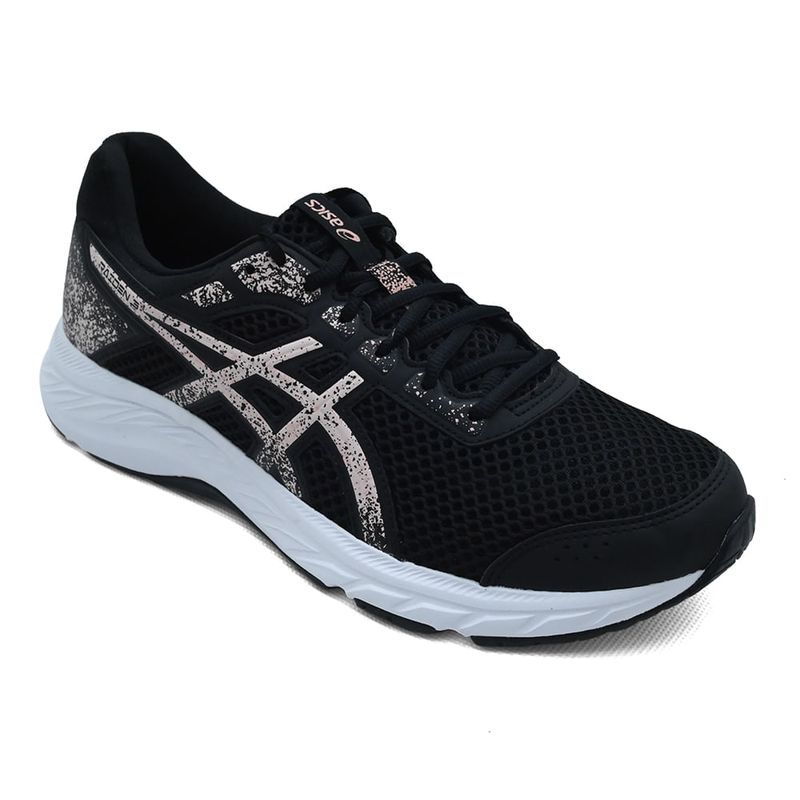 Tênis Esportivo Treino Asics Raiden 3 Preto Feminino