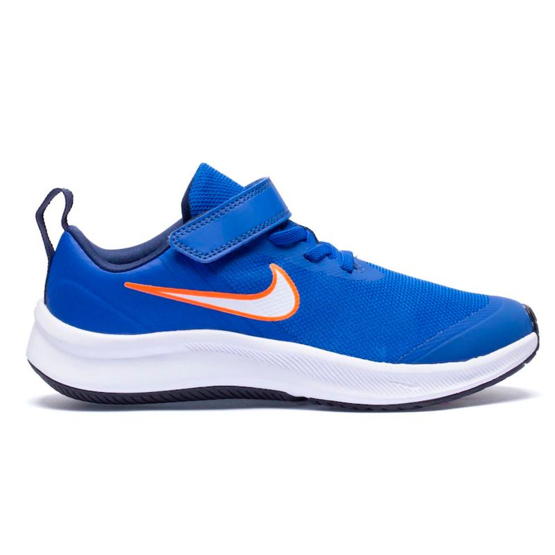 Nike azul e outlet laranja