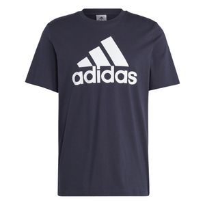 Camiseta Adidas Essentials Single Jersey Big Logo Marinho e Branco Masculino