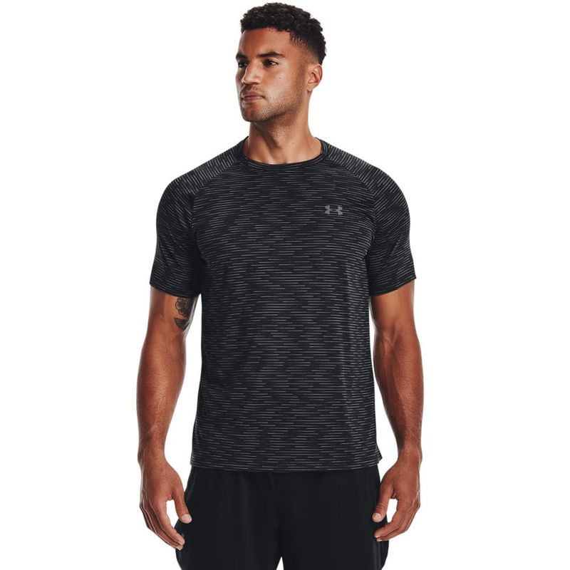 Camiseta Under Armour Tech 2.0 Masculina - Preto+Cinza