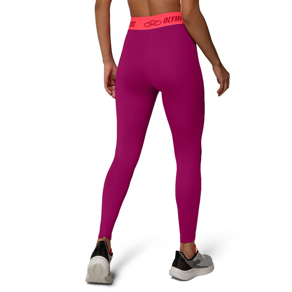 Calça Legging Olympikus Eleva Rosa Feminino