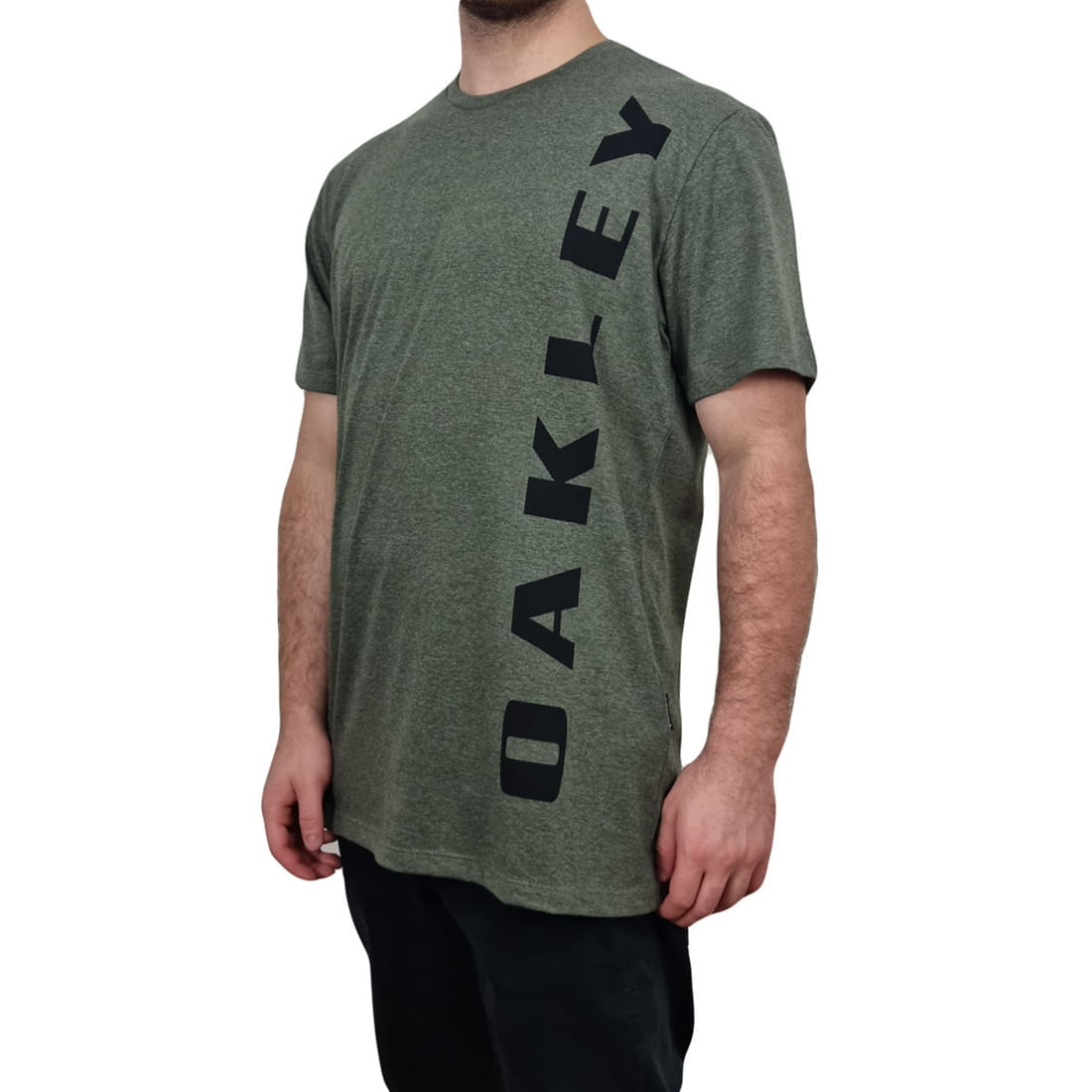 Camiseta Oakley Bark New Masculina - Verde