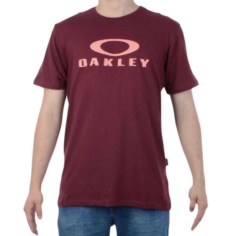 Camiseta Oakley Original Masculina Big Bark Tee Vermelho