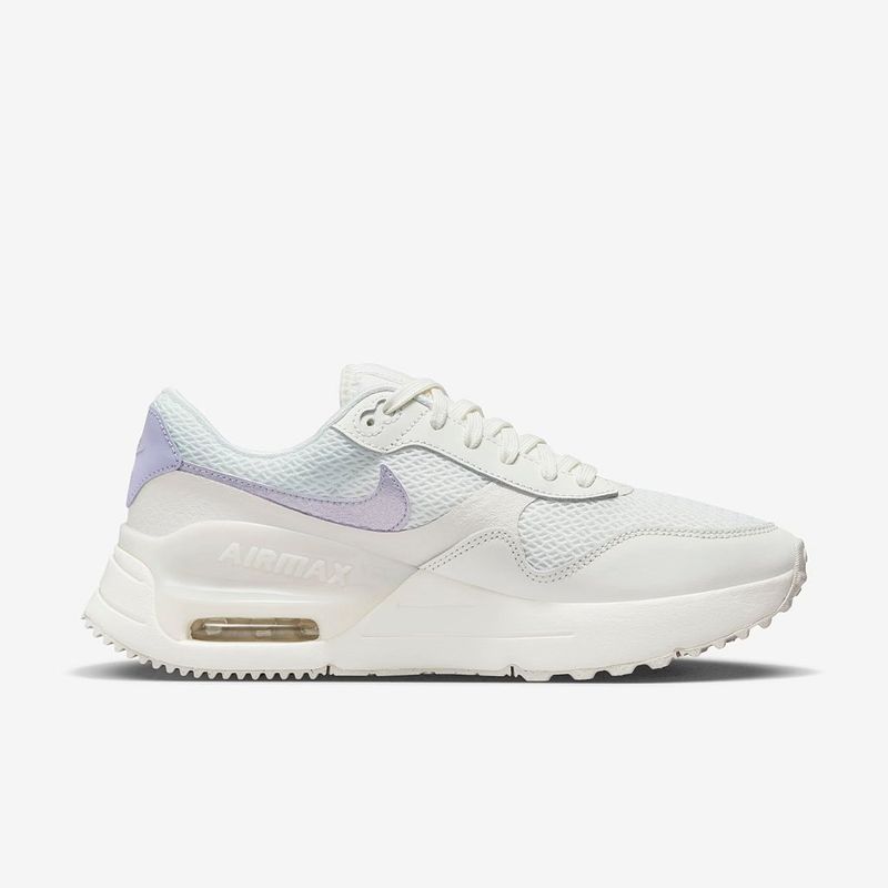 Tênis Nike Air Max SYSTM Branco e Vermelho Feminino