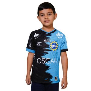 Camisa Infantil RT Sports São José E.C. 90 Anos Águia do Vale Goleiro Azul e Preto