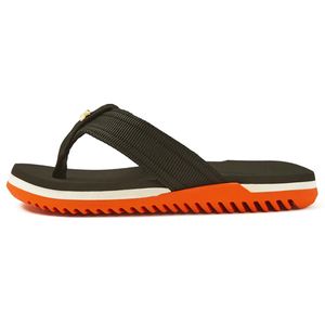 Chinelo Infantil Kenner NK6 Pro Kids - Preto e Laranja