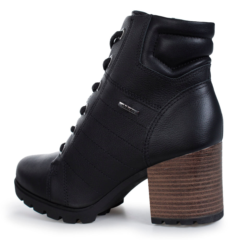 Bota coturno store dakota lisa preta