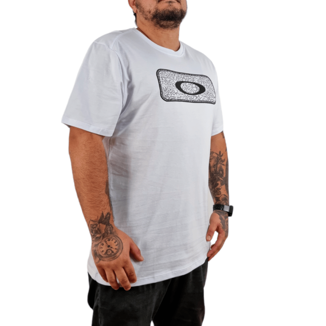 Camiseta Oakley Silk Logo Graphic Tee White - Masculina