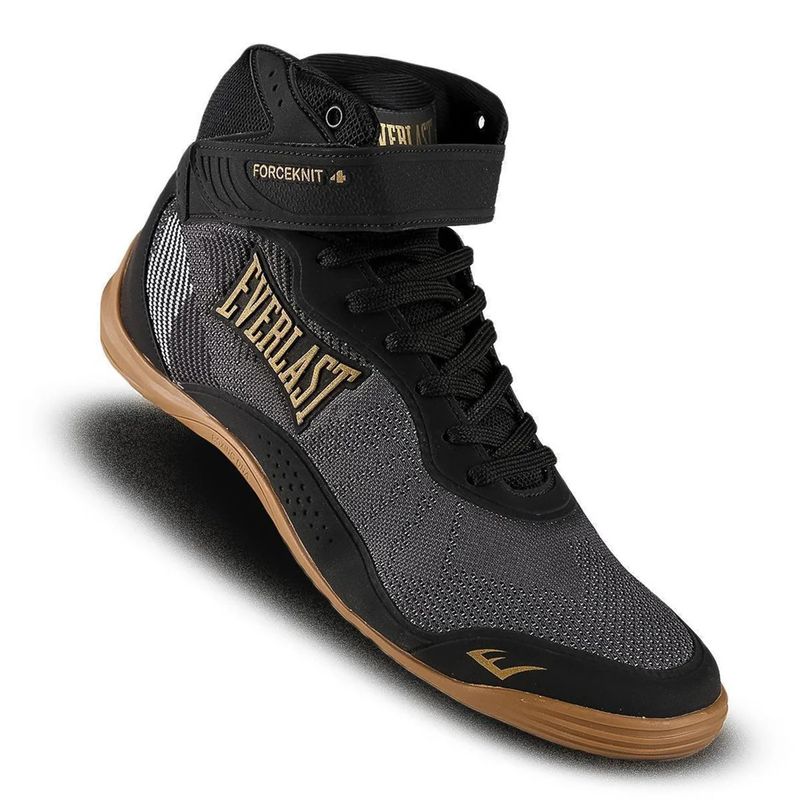 Tênis Everlast Forceknit 4 Masculino - Preto e Dourado