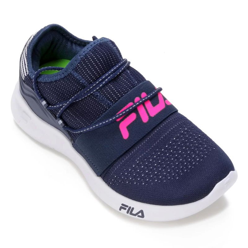 Tenis fila azul sales marinho e rosa