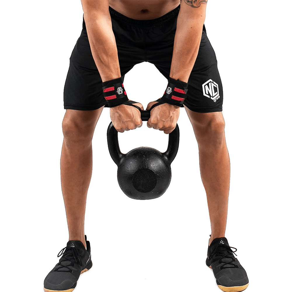 Thin Strap NC Extreme - LPO - Cross Training - Musculação - Vermelho/Preto