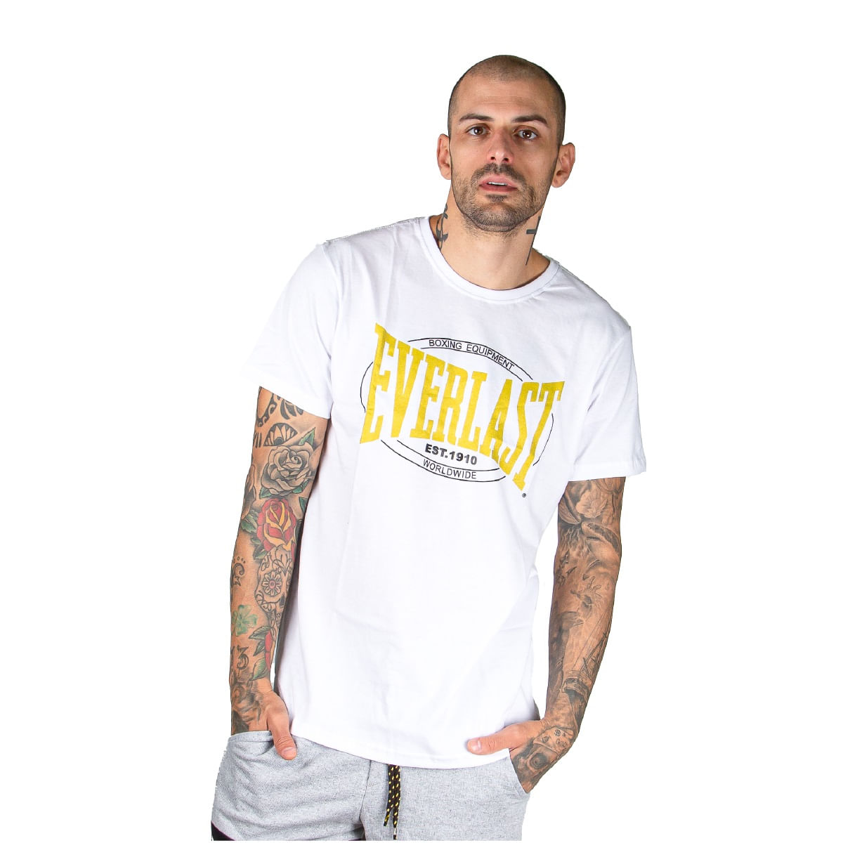 Camiseta Everlast Swag Relevo - Masculina em Promoção