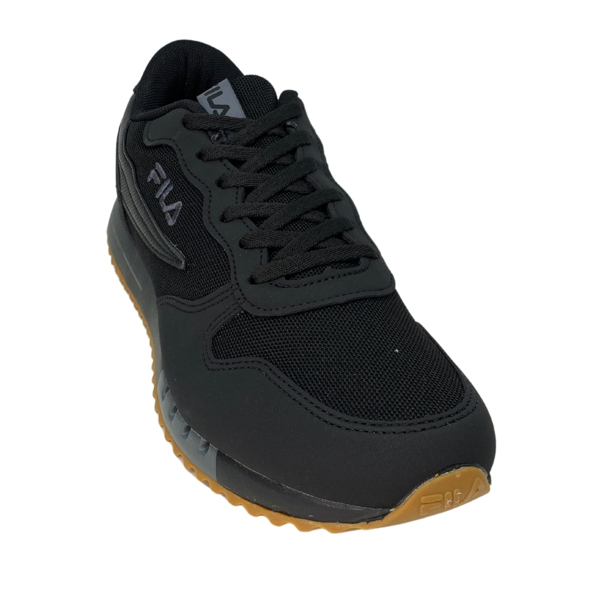 T nis Fila Euro Jogger Sport Masculino Preto Bege Cinza