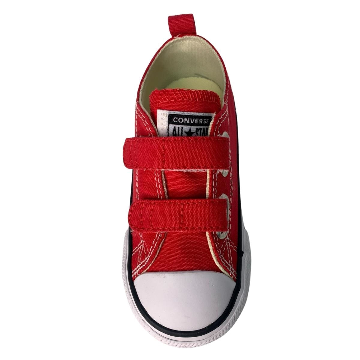 Tênis Converse All Star Infantil Chuck Taylor Ox Preto/Vermelho/Preto 23