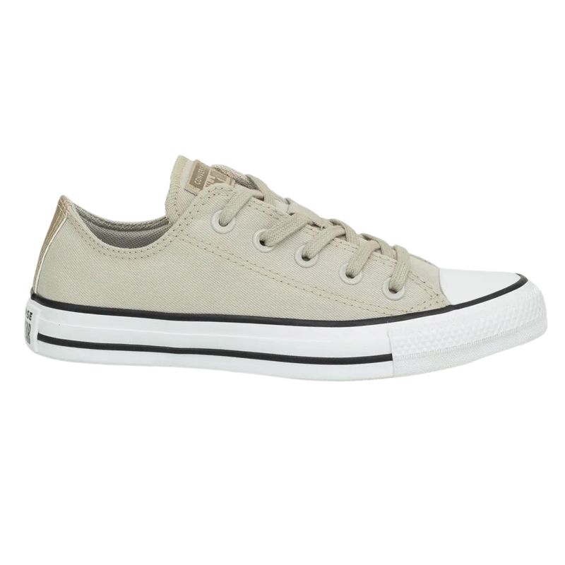 Tênis Unissex Converse Chuck Taylor All Star Bege/Ouro/Branco