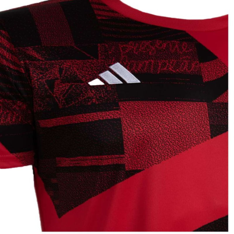Camisa Pré-Jogo CR Flamengo - Preto adidas