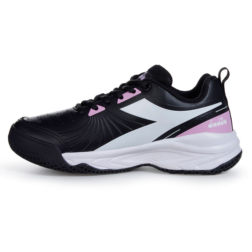 T nis Diadora Strike Preto e Branco Feminino