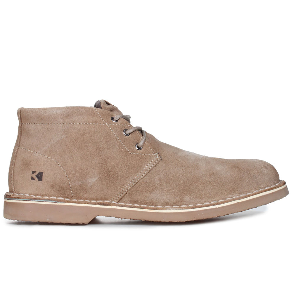 Bota couro cano curto sales kildare filey camurça masculina