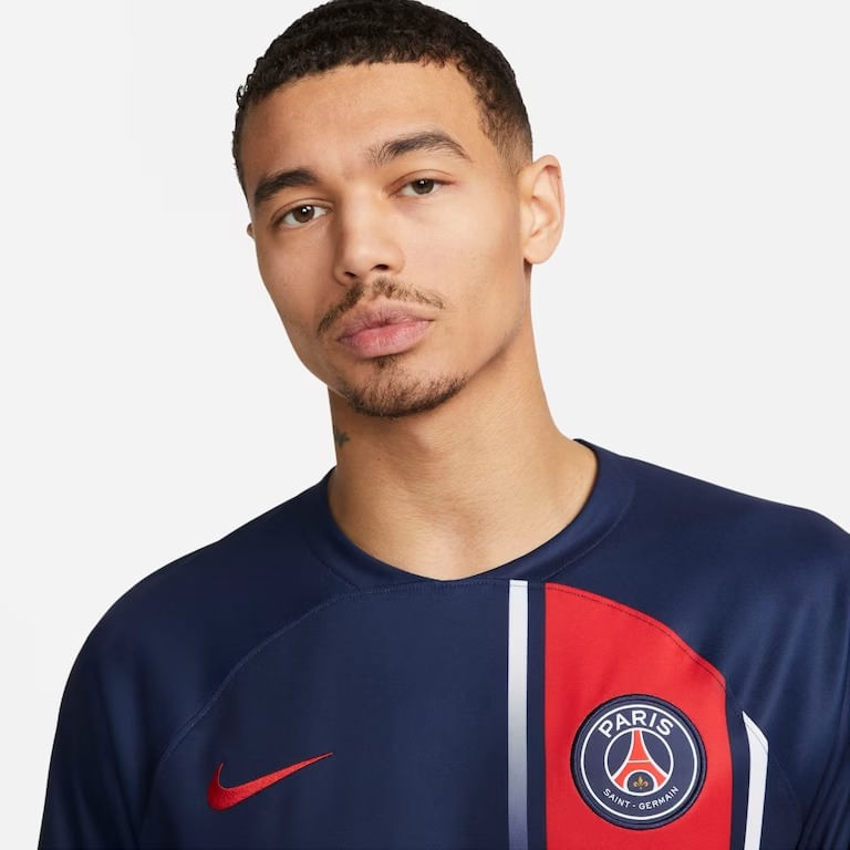 Camisa Nike Psg I 2023 - masculino - vermelho+azul marinho, Nike