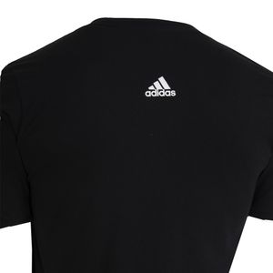 Camiseta Casual Adidas Logo Linear Preto Masculino