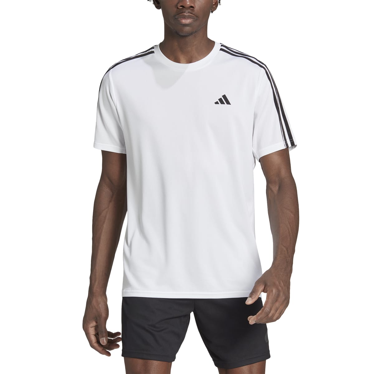 Camiseta branca best sale masculina adidas