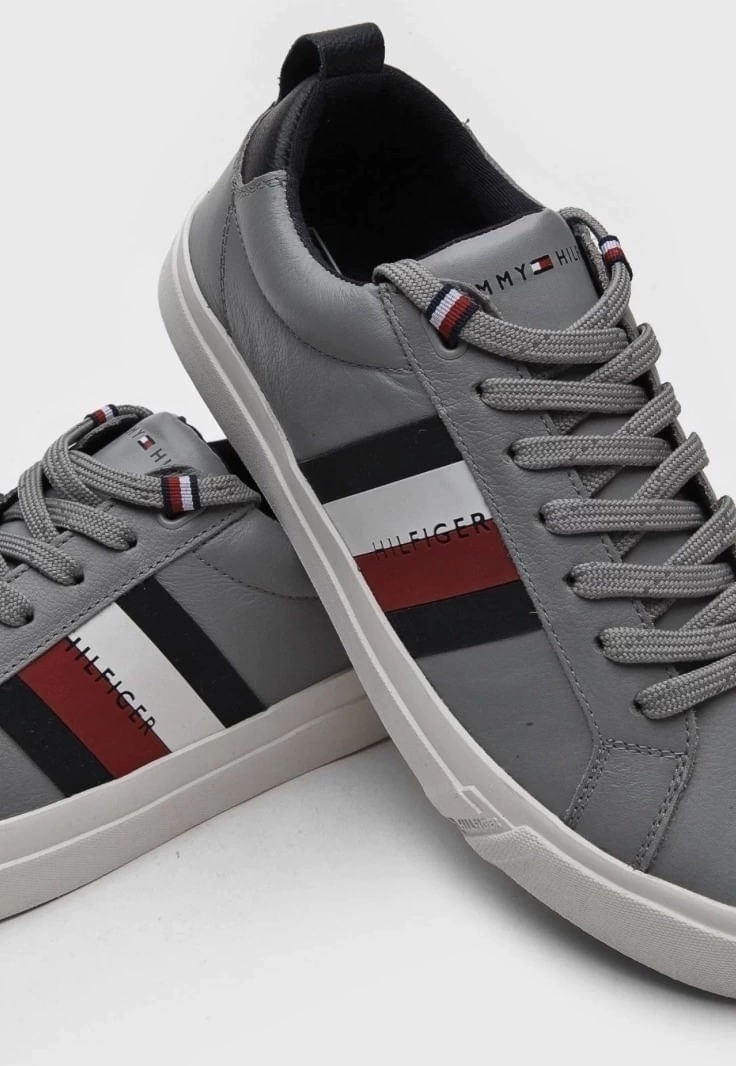 Tênis Casual Tommy Hilfiger Dino 9A Cinza Masculino