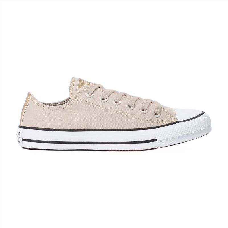 Tênis Unissex Converse Chuck Taylor All Star Bege/Ouro/Branco