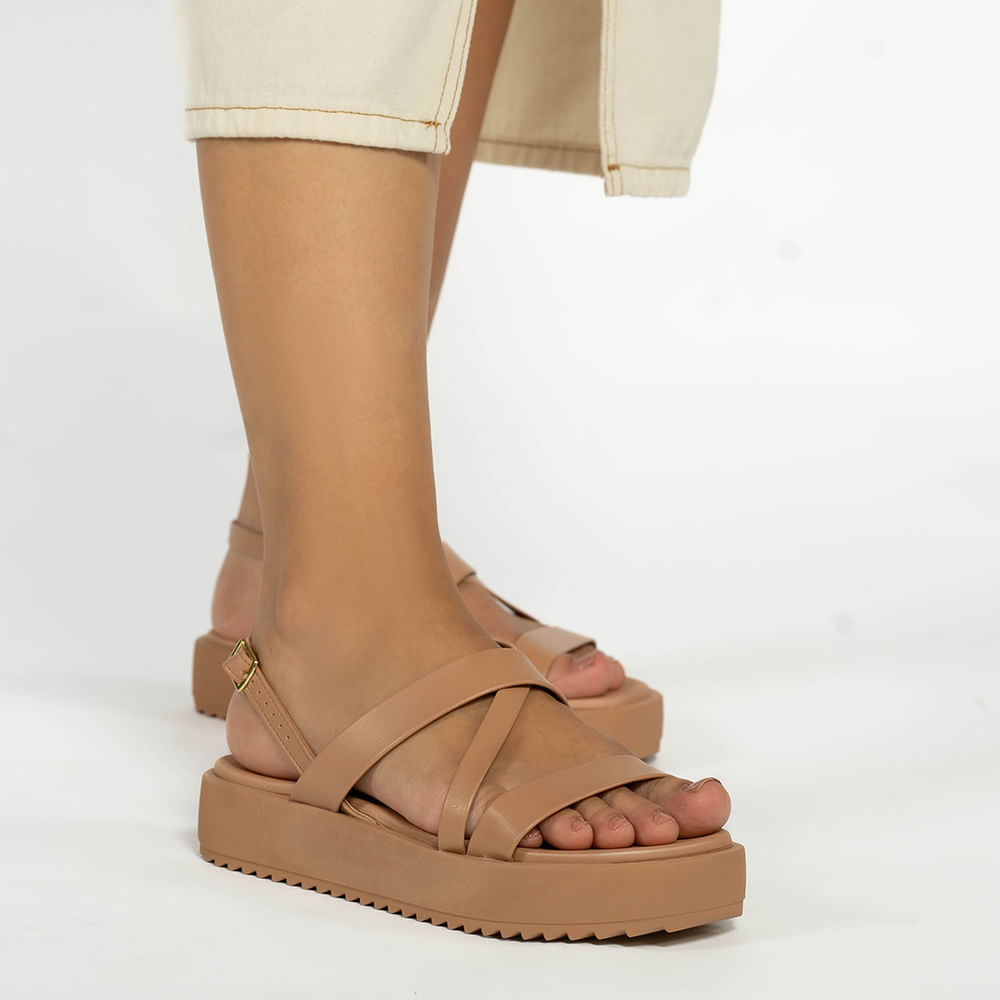 Sandalia flatform sales