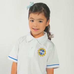 Camisa Polo Infantil São José E.C Branco